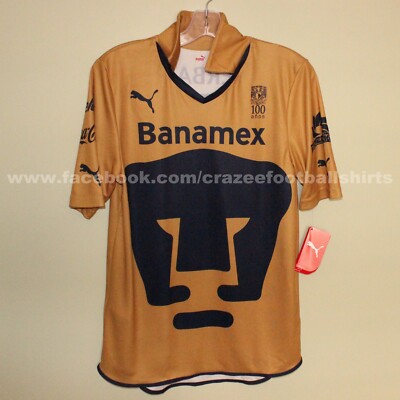 BNWT Pumas UNAM 2010-11 third shirt Puma jersey Club