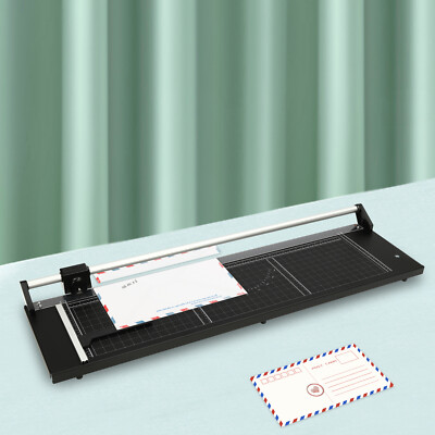 Manual Precision Rotary Paper Trimmer Sharp Photo Paper Cutter+2* Spare Blades