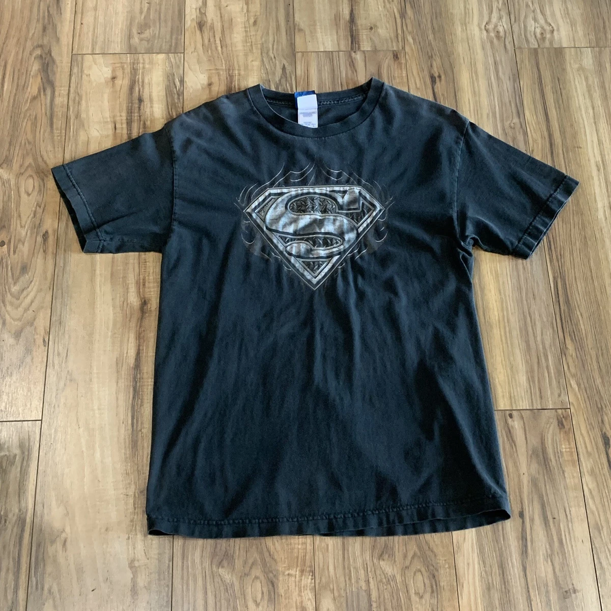 Black and store silver superman shirt