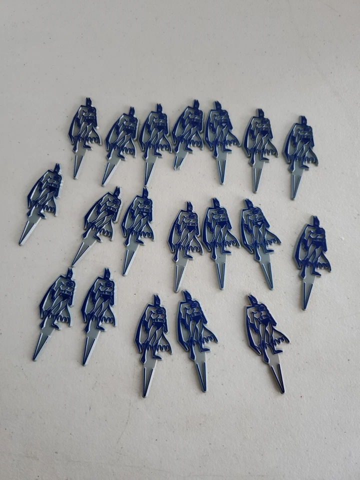老式1992年塑料立式蝙蝠侠蛋糕装饰19部DC漫画 — 第 2/4 张图片