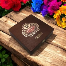 Aganorsa Leaf Validacion Maduro Toro Empty Wooden Cigar Box 7.5x7.5x1.75