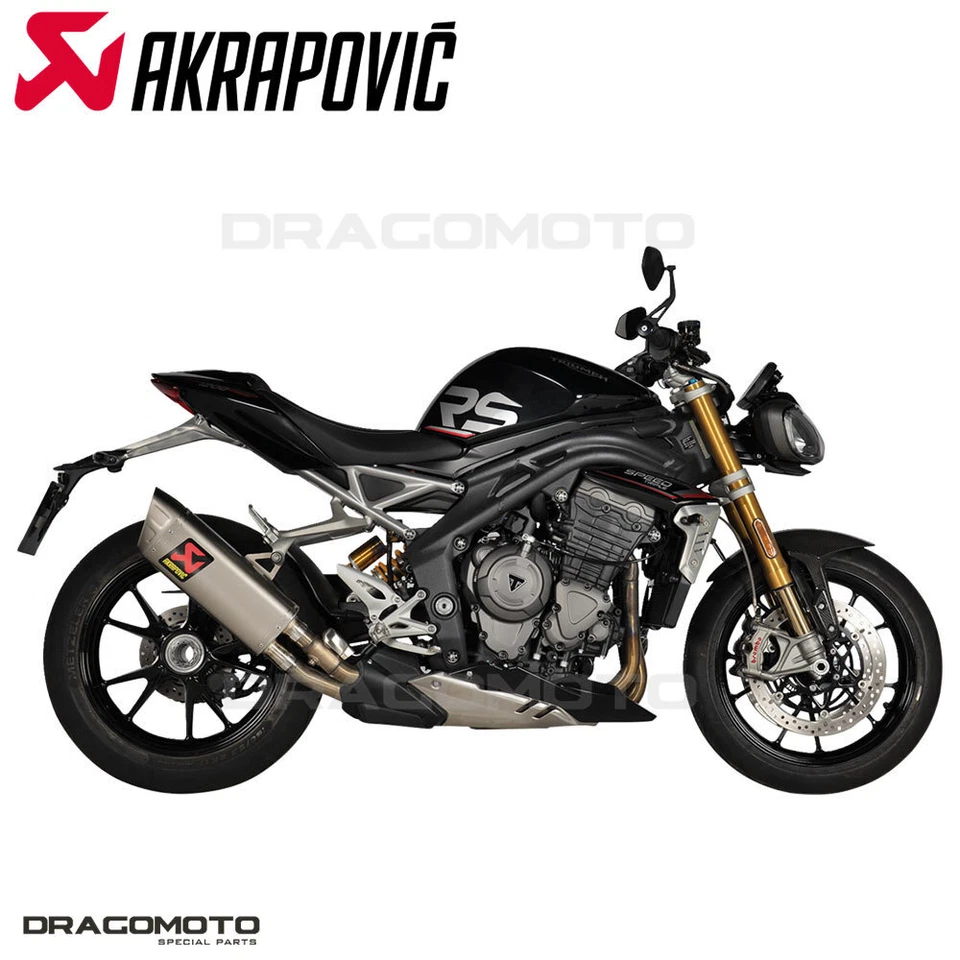 Escape TRIUMPH SPEED TRIPLE 1200 RS 2021-2024 AKRAPOVIC Titanium S-T12SO5-HA... Foto 2 de 4