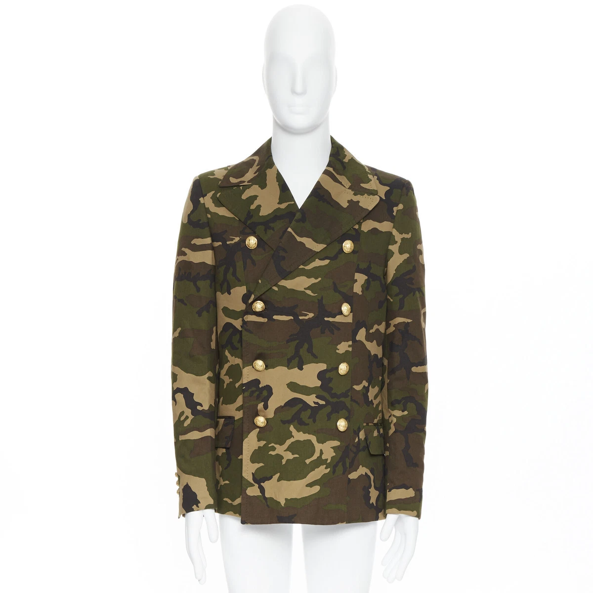 Balmain camouflage best sale jacket