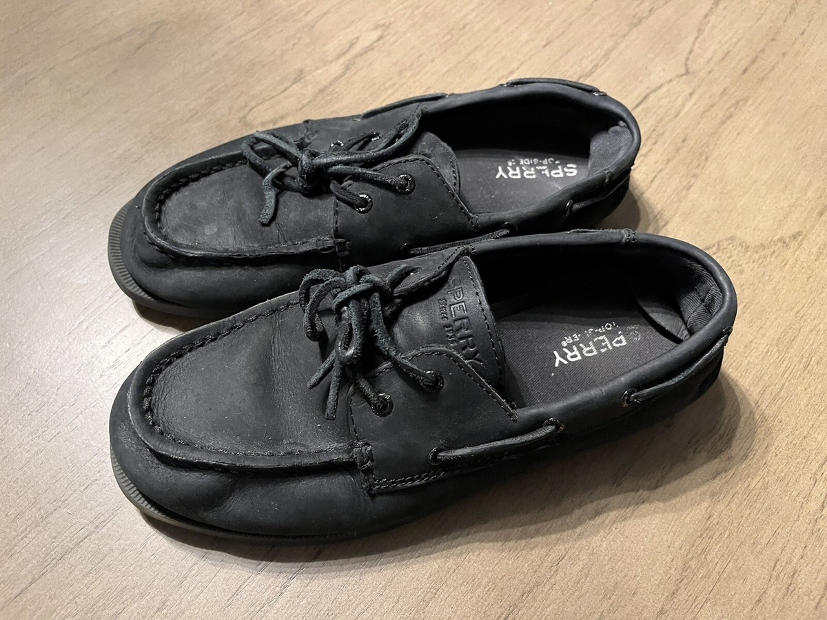 未使用級☆SPERRY TOP-SIDER レザーモカシン 撥水 ブラック 未使用級☆SPERRY TOP-SIDER レザーモカシン 撥水 ブラック公