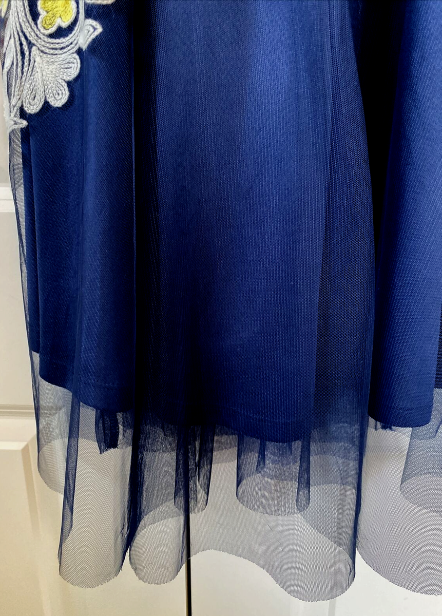 eva franco embroidered dress Gaia Midi Lace Dress