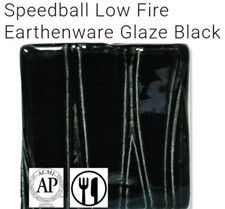 Speedball black Earthenware glaze