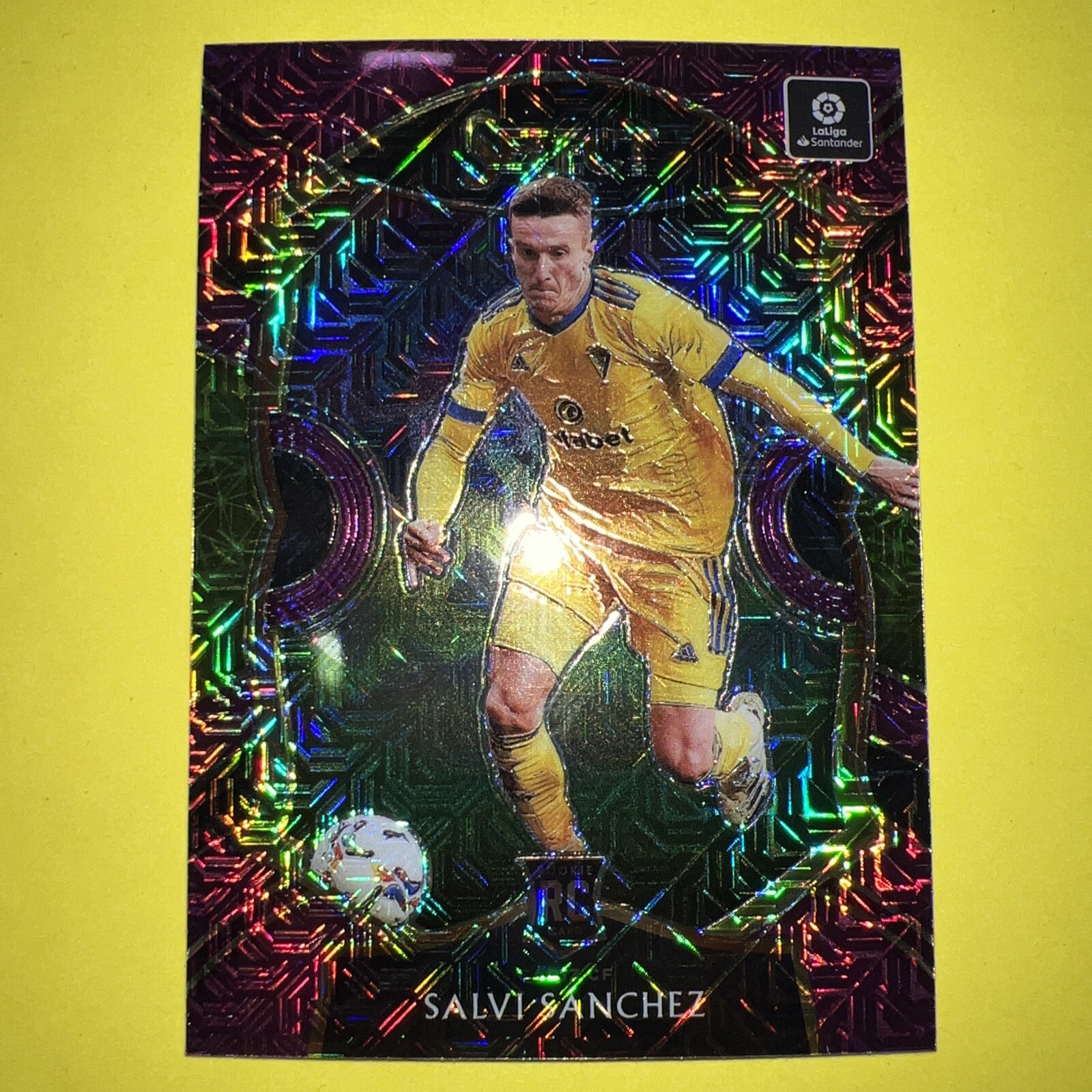 2020-21 Panini Chronicles Select Salvi Sanchez Purple Mojo Prizm RC #10 