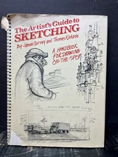 Artist's Guide to Sketching by Kinkade and Gurney (1982, Hardcover) Good q