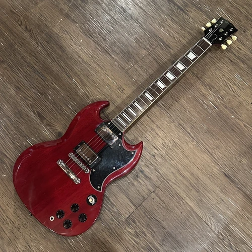 Greco SS63-55 Cherry Red 1980s SG Type Solid Body Electric Guitar