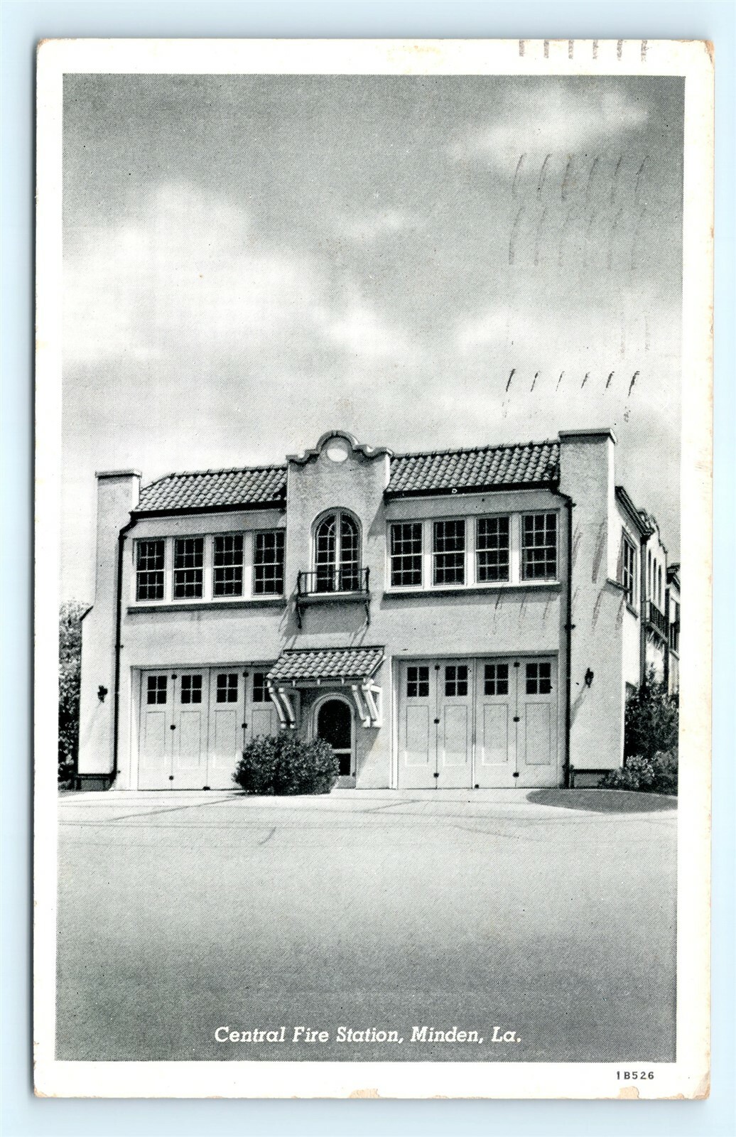 Postcard LA Minden Central Fire Station Department D22 eBay