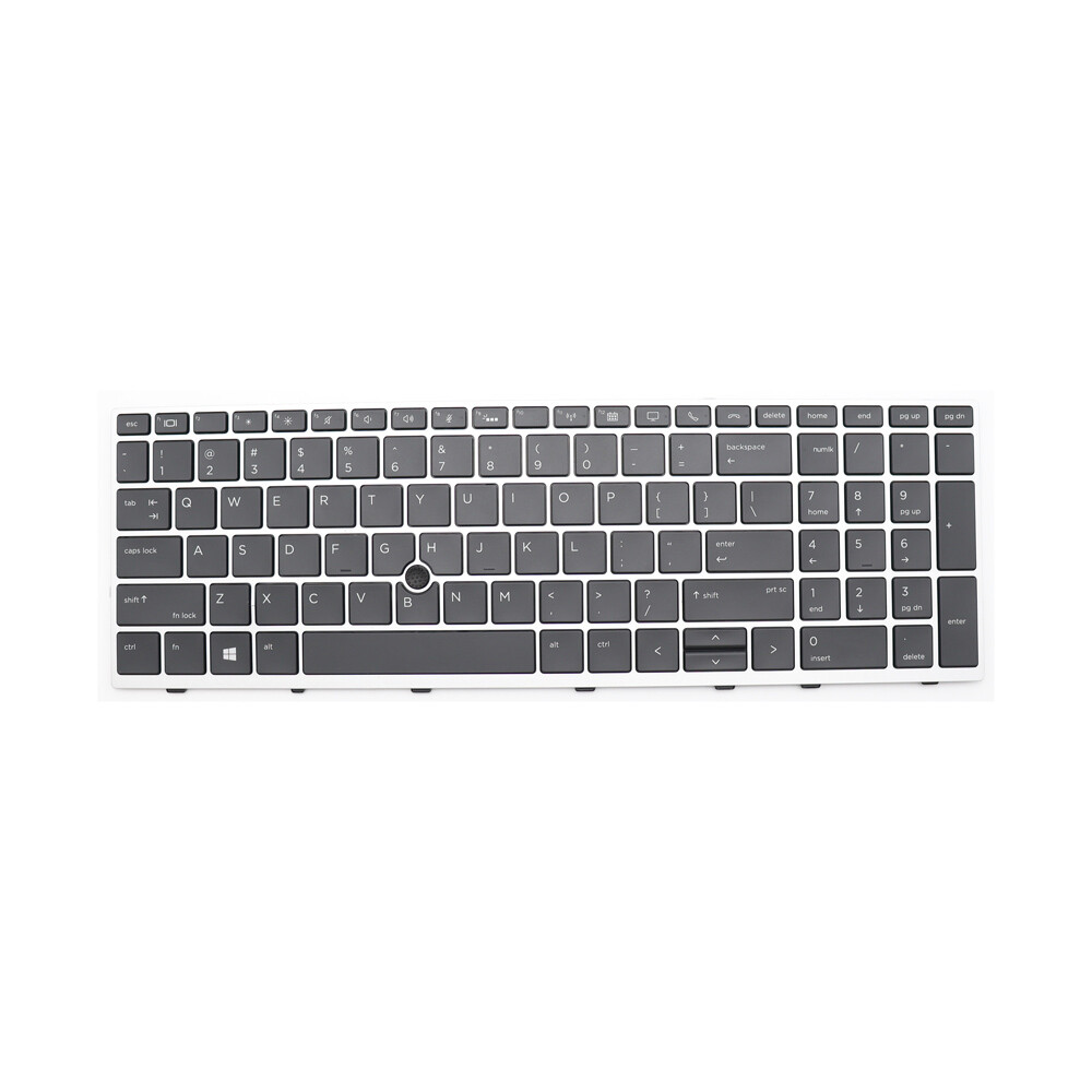 Teclado Retroiluminado Para HP EliteBook 850 G5 Y G6, 755 G5 - Inglés USA, Número L14366-001