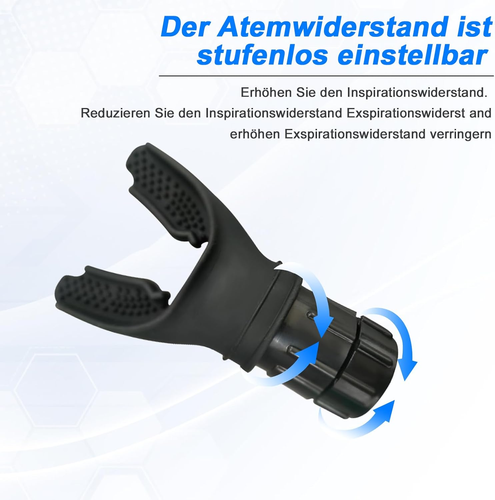 Lungentrainer, Atemübungstrainer, Breathing Trainer, Tragbares Atem-Fitness-Trai - Bild 4 von 12