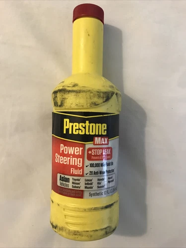 Prestone Power Steering Fluid 12 oz. Unopened Asian Vehicles Toyota Nissan Kia