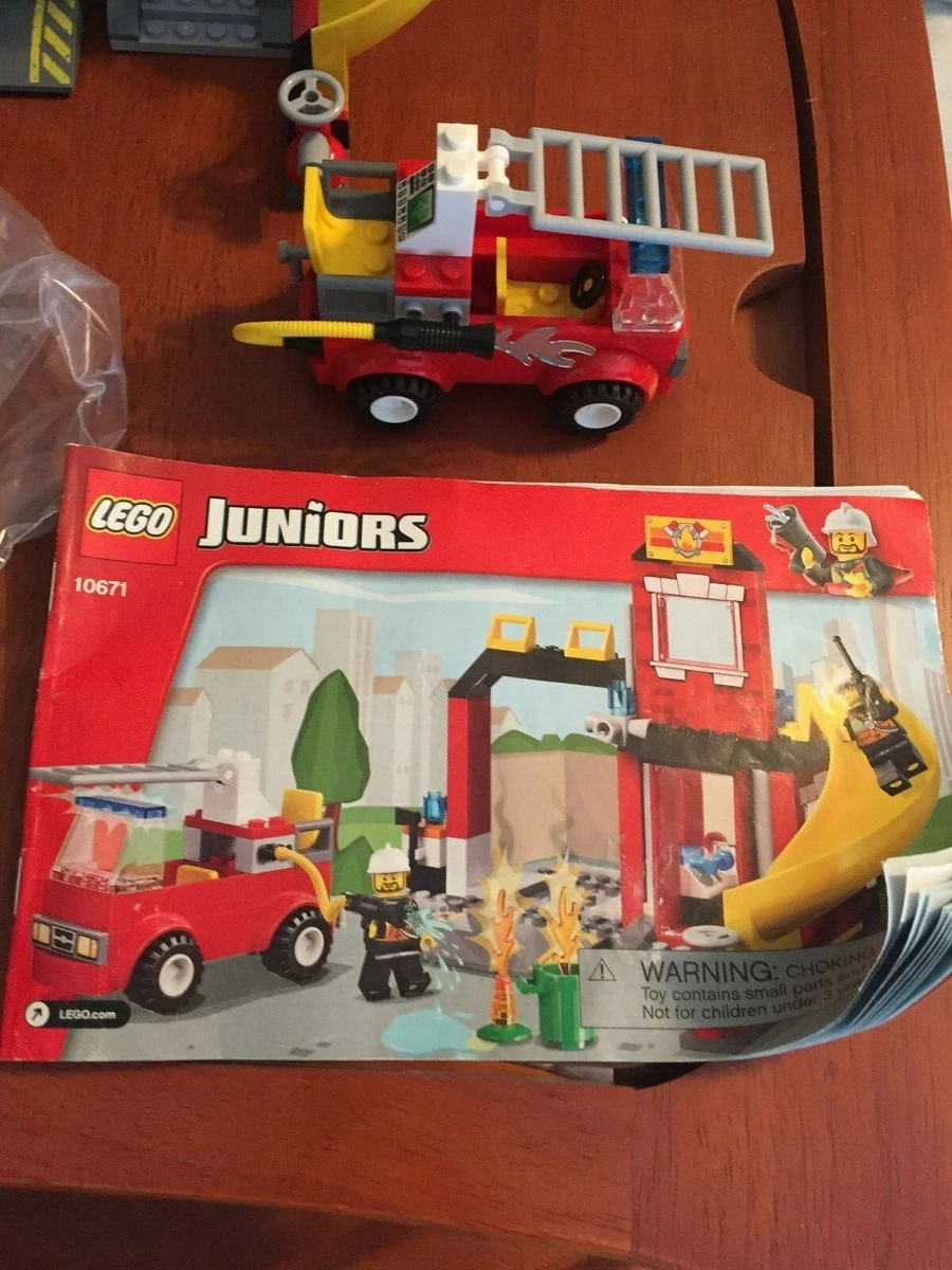 LEGO JUNIORS 10671 FIRE EMERGENCY 100 COMPLETE SET USED