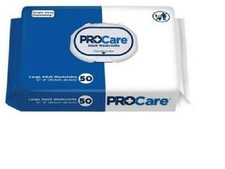 PROCARE ADULT DISPOSABLE BATH WASHCLOTHS 12 PK/50 600/CASE FREE SHIPPING