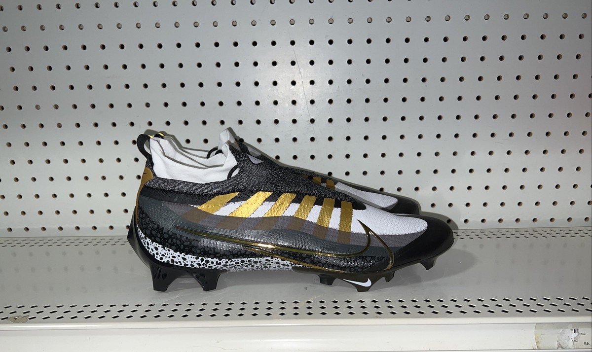 Nike Vapor Edge Elite 360 Black Metallic Gold Mens Football  display picture 2