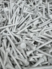 3.25" (83mm)  Premium 100% Hardwood Golf Tees