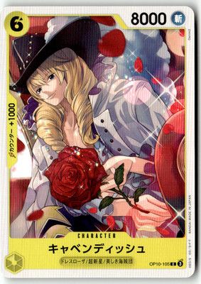 One Piece TCG Bandai No. OP10-105 Cavendish Japanisch