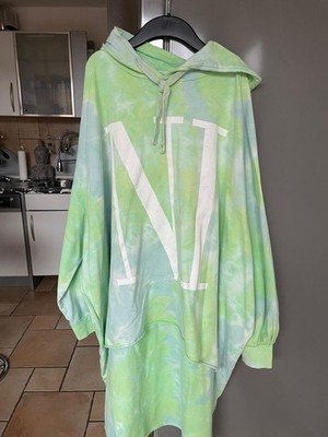 Monday Afternoon Firenze Oversize Kapuzenpulli Hoodie lang BatiK Einheitsgröße