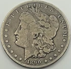 1890-CC Silver Morgan Dollar Coin Low Grade