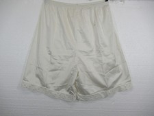 Vintage Vanity Fair Satin Pettipants Women Medium White Nylon
