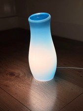 Ikea Mylonit Vasenlampe Tischlampe Lampe Leuchte blau 30 cm mit Leuchtmittel