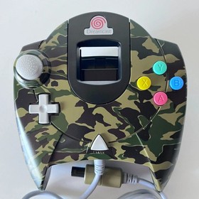 DC Controller Camouflage Camo HKT-7700 Complete Box Set SEGA Dreamcast Excellent