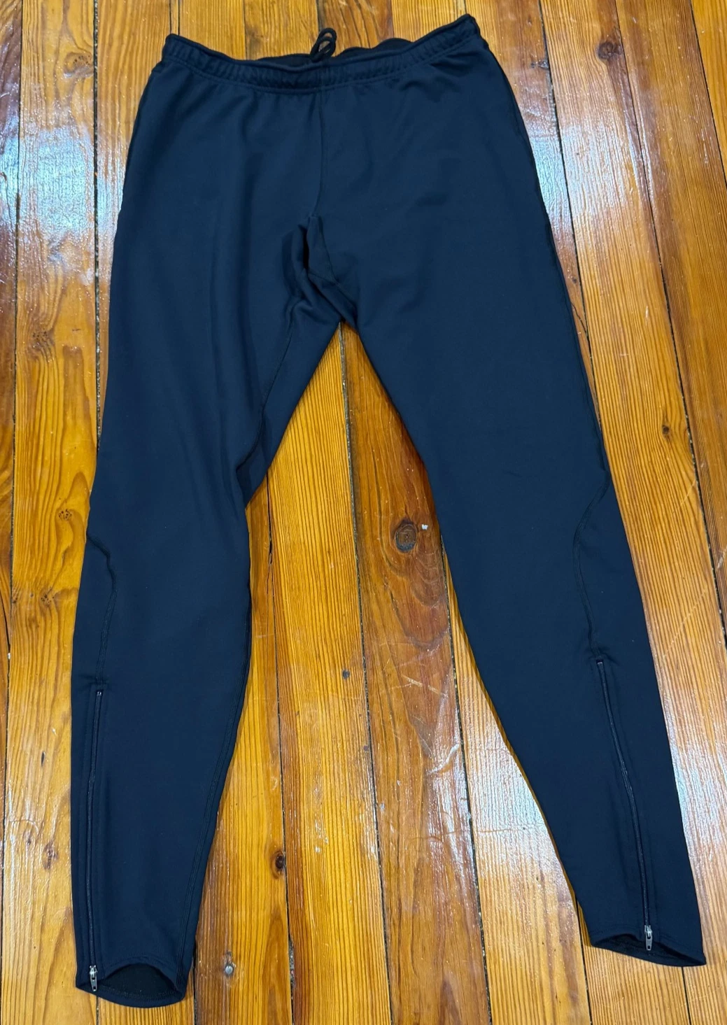 Patagonia Capilene Baselayer Pants Zipper Leg Black Men's Size Large