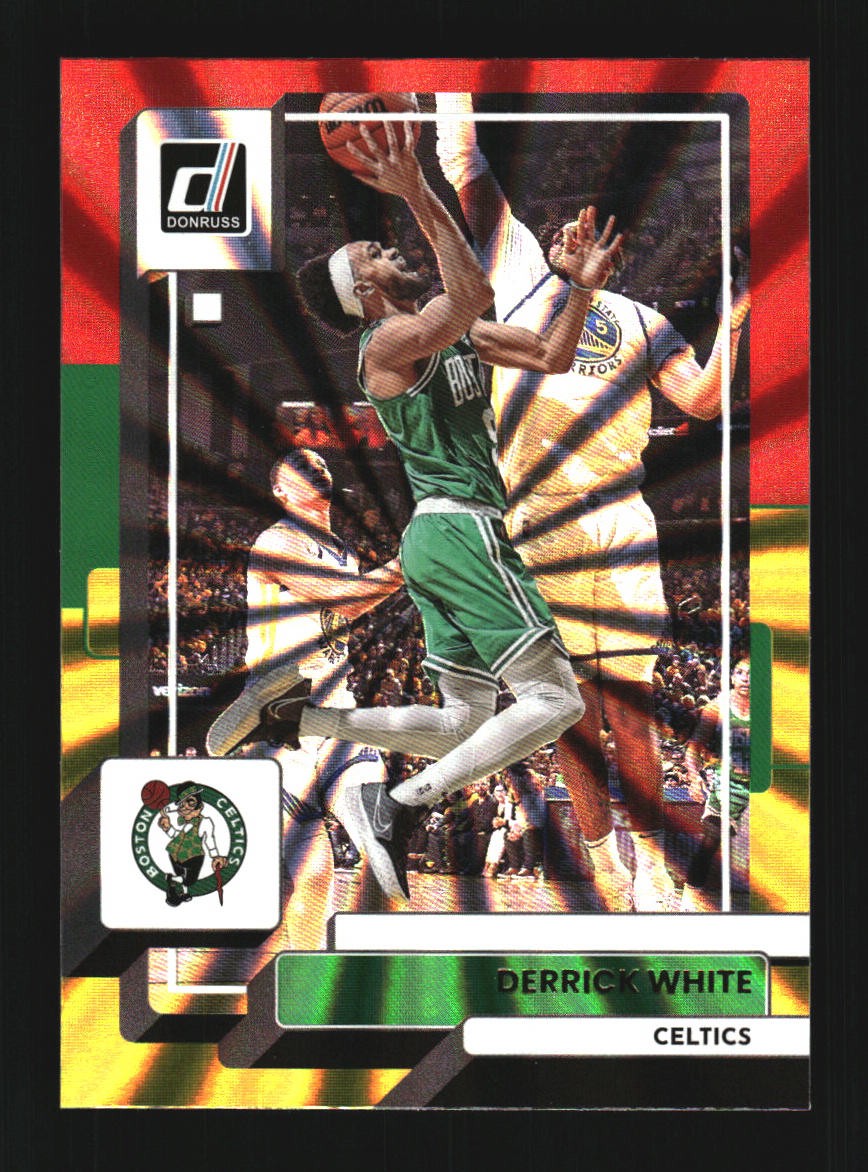 Derrick White 2022-23 Donruss Holo Laser Red/Gold #173