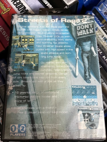 Streets of Rage 2 (Sega Genesis, 1992) Complete With Manual in Case - Picture 2 of 4