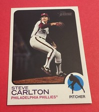 Steve Carlton 2022 Topps Heritage '73 Topps Oversized Boxloader #OB-SC Phillies