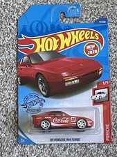 164 Custom Hot Wheels Porsche 944 Turbo Wreal Riders Coca-cola Custom