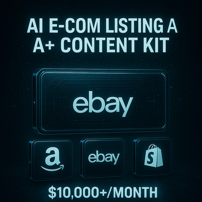 AI E-Commerce Listing & A+ Content Kit