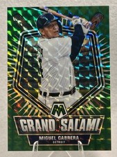 2022 Panini Mosaic - Grand Salami Miguel Cabrera #GS-8 Green Mosaic Prizm