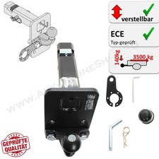 Adapter Einschub US-Aufnahme 2&ldquo; AHK Anh&auml;ngebock USA Fahrzeuge h&ouml;henverstellbar