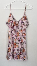 Vtg Victoria Secret Silk Chemise Slip Nightgown Lg EUC