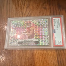 2024 Panini Mosaic NFL Debut Jayden Daniels #272 Mosaic Prizm Rookie PSA 9