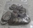 50 SILVER ROOSEVELT AND MERCURY DIMES  .90 % SILVER MIXED DATES