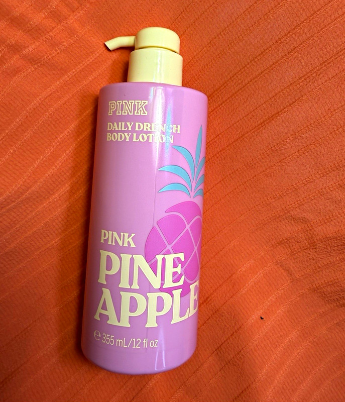 PINK Pink Pineapple Daily Drench Body Lotion 12 fl oz Hydrating, Pineapple