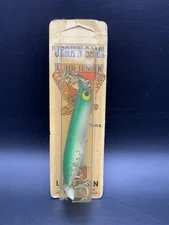 VINTAGE LURE! OLD LUHR-JENSEN JERK’N SAM! GREENBACK/SILVER FLASH! ORIG. PAC!