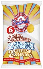 Seabrook Mixed Crisps 6 Pack (Pack of 8)