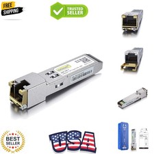 1.25G SFP-T, 1000BASE-T Copper SFP, SFP to RJ45 SFP Module Transceiver for Ci...