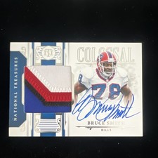 2025 Panini National Treasures Colossal Bruce Smith Patch Auto Buffalo Bills /49