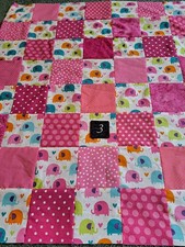 BABY BLANKETS your choice of many fabrics measure approx. 30 by 34 1/2"