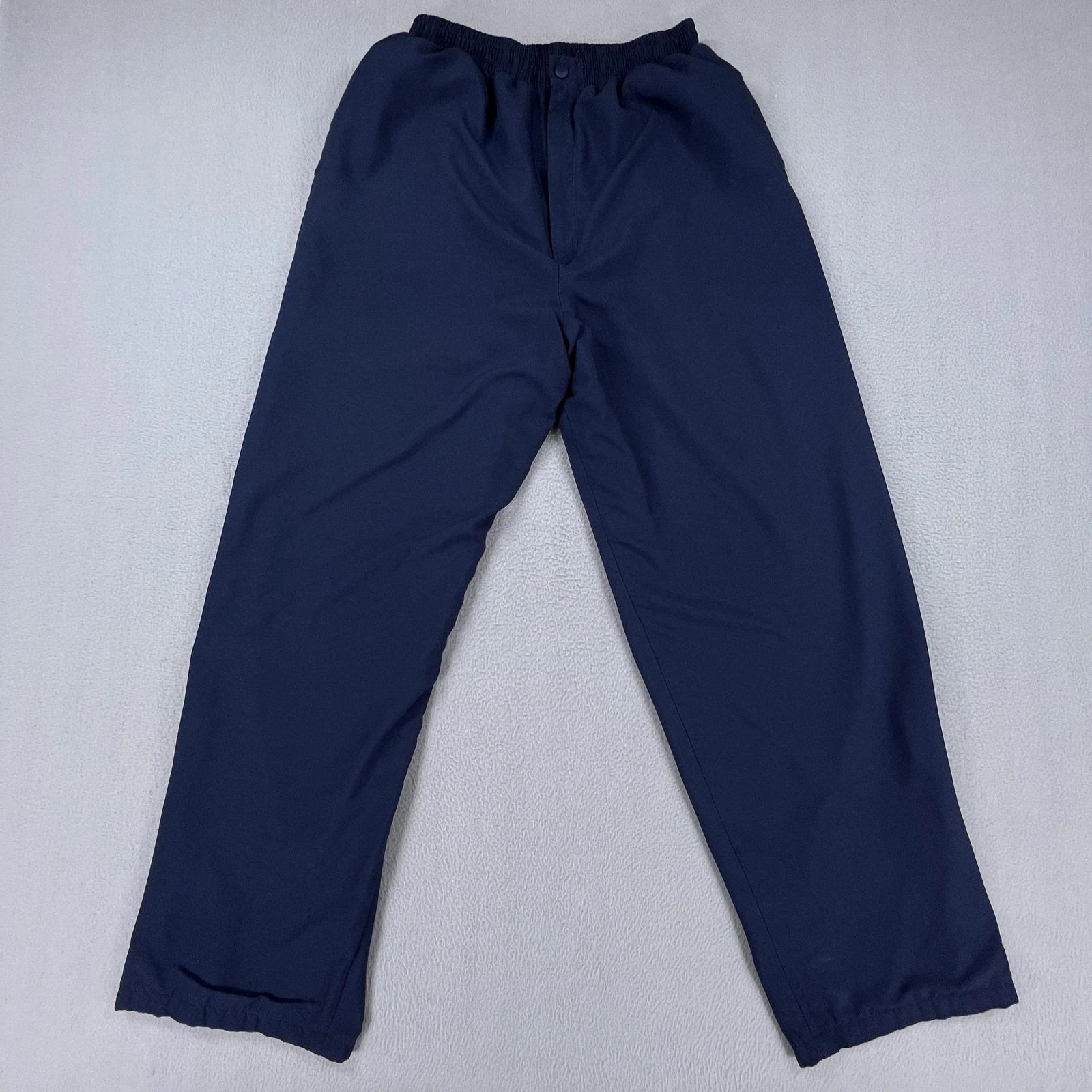 Forresters Rain Pants Mens Large Blue Gore-Tex Elastic Waist Zip Leg Waterproof
