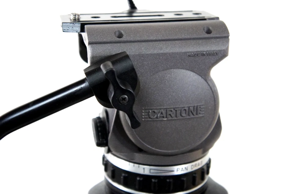 CARTONI LASER HEAD TELESPAN BAR PLATE BAG TDKNOB DA TRIPOD SYSTEM SERVICED 26Lbs - Image 2 of 4