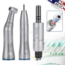 Slow Low Speed Handpiece Contra Angle Straight Air Motor 2/4H Fit NSK YP4 Dental