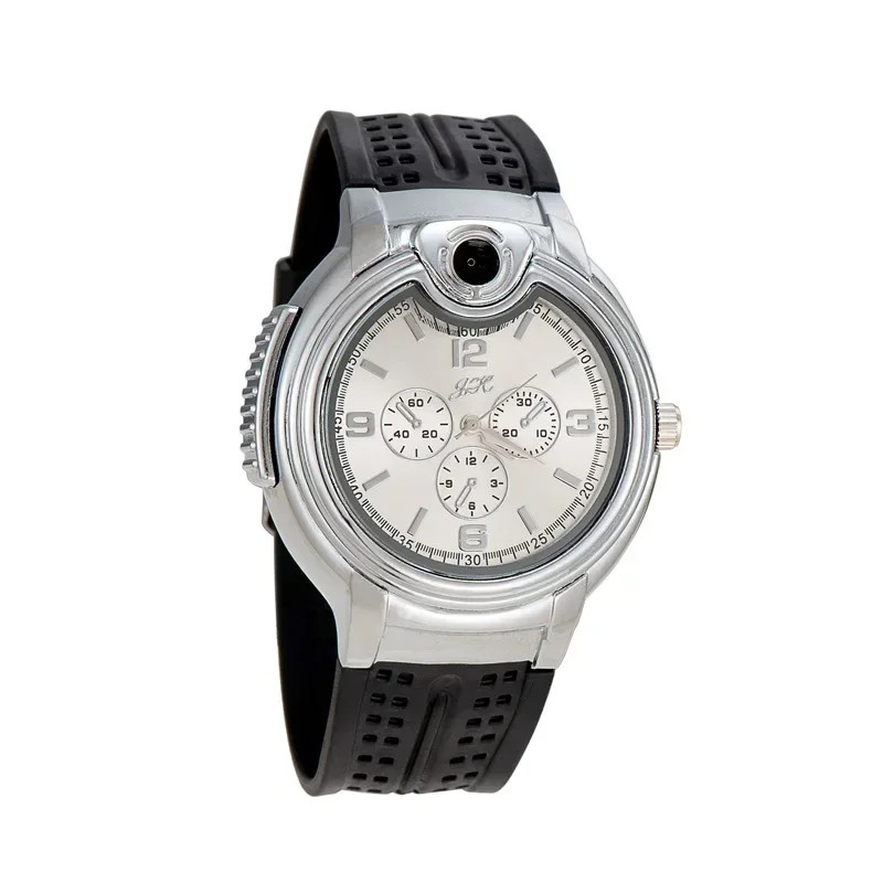 Metal Quartz Wristwatch Sideslip