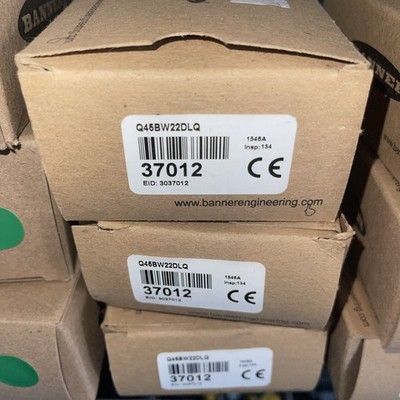 Banner Engineering Q45BW22DLQ PN - 37012 PhotoElectric Sensor 1.8m 90-250VAC USA