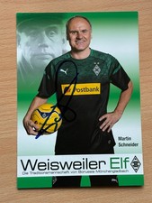 Martin Schneider Borussia Mönchengladbach autograph card orig. Signed #53682